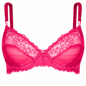 Sutiã Hope Meia Taça Em Renda Na Sua Medida Taça B Pink Euforia Coleção Valência