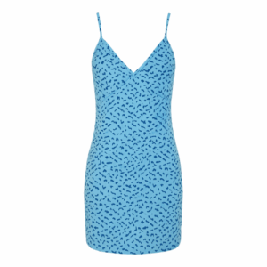 Camisola Di Arte Liganeti Alças Estampada Floral Azul Flecha